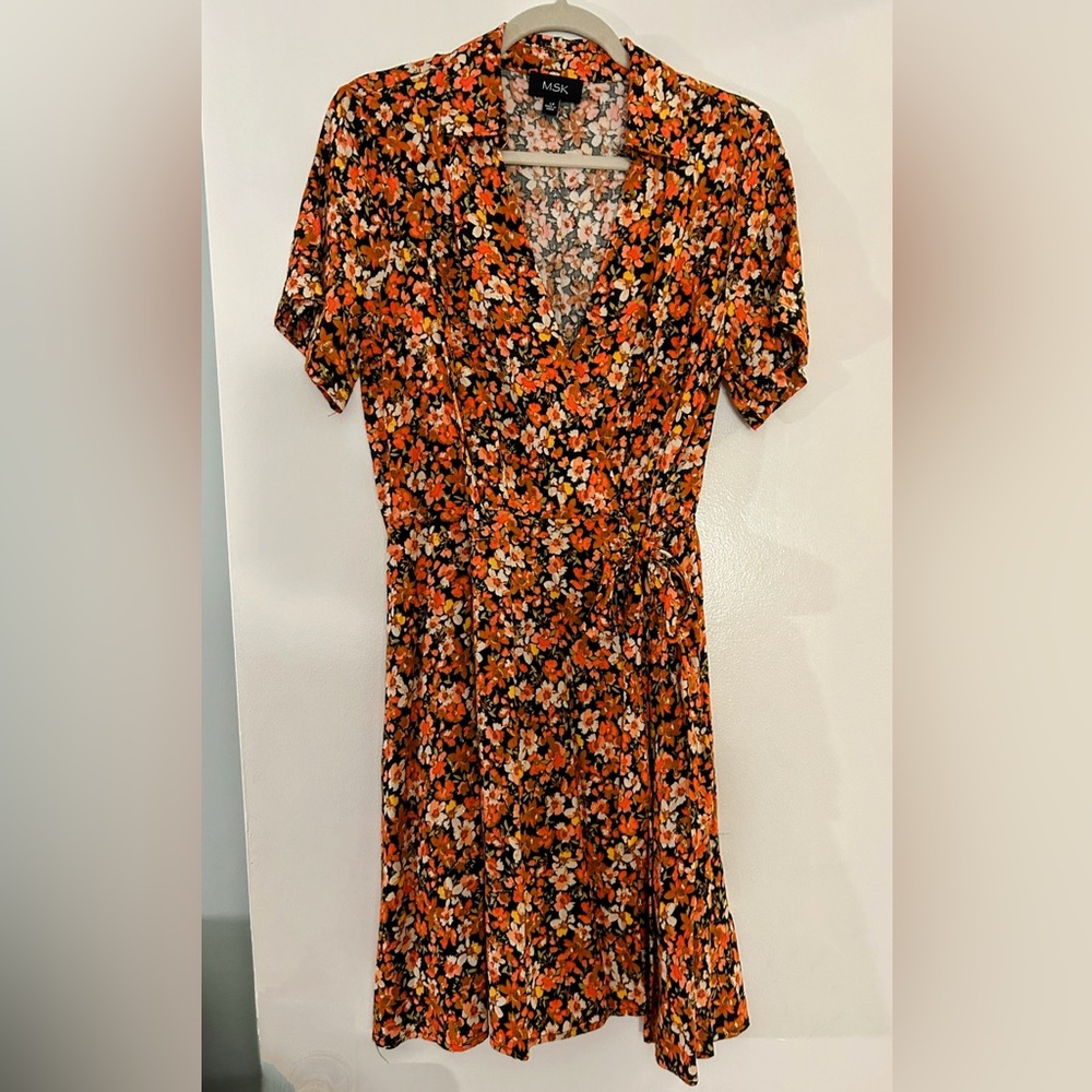 MSK Large Wrap dress.  Worn once.